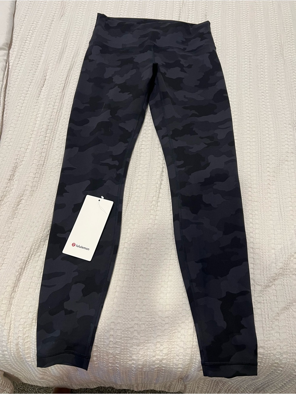 lululemon Black Camo Wunder Train HR Tight 28"
